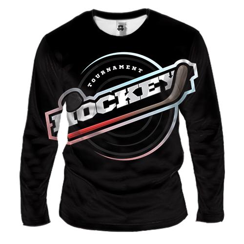 Мужской 3D лонгслив Hockey tournament