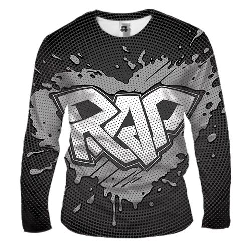 Мужской 3D лонгслив RAP