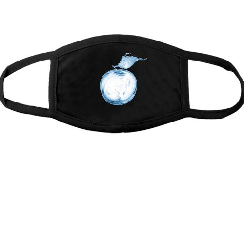 Тканинна маска для обличчя  Яблуко з води