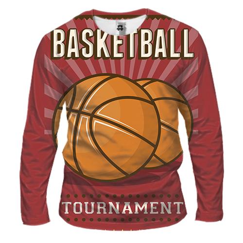 Мужской 3D лонгслив Basketball Tournament