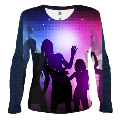 Жіночий 3D лонгслів Club Dance