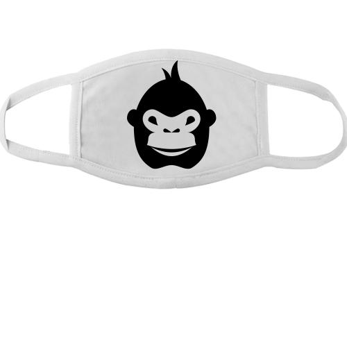 Тканинна маска для обличчя з мордочкою горили