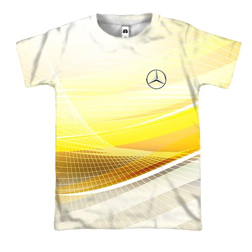3D футболка Mercedes-Benz (абстракция)