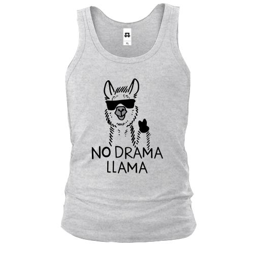 Мужская майка no drama llama.