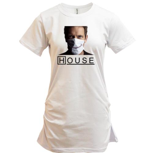 Удлиненная футболка Dr. House