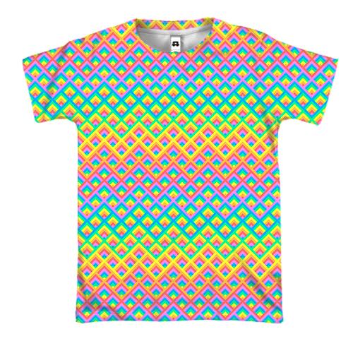 3D футболка Rainbow pattern