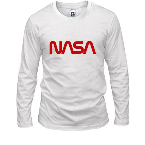 Лонгслив NASA Worm logo