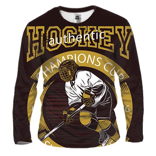 Чоловічий 3D лонгслів Hockey authentic