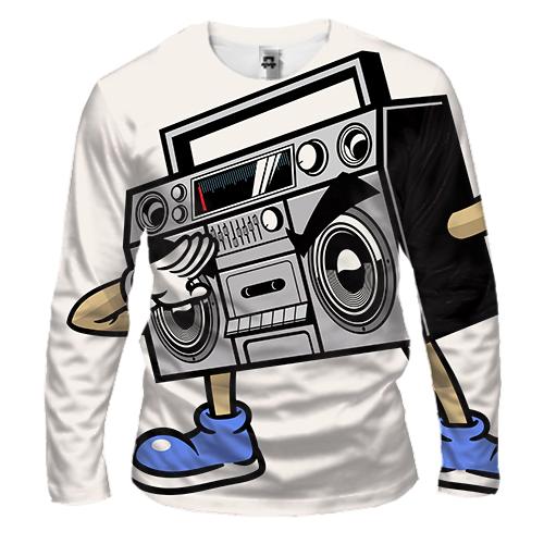 Мужской 3D лонгслив Boombox