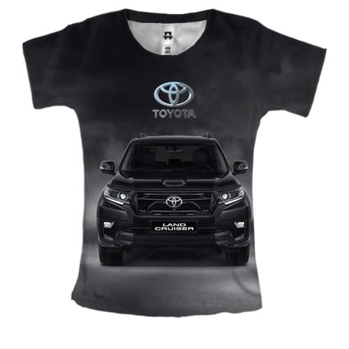 Женская 3D футболка Toyota Prado