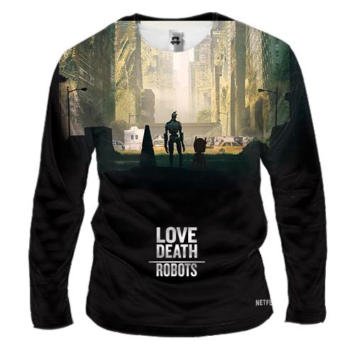 Чоловічий 3D лонгслів Love death robots.