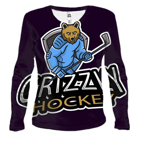 Жіночий 3D лонгслів Grizzly Hockey