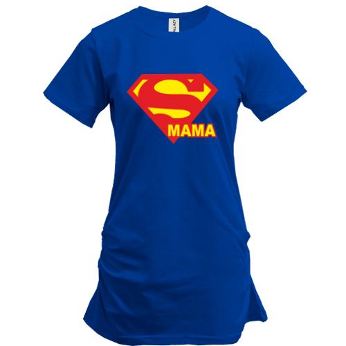Подовжена футболка Супер мама!