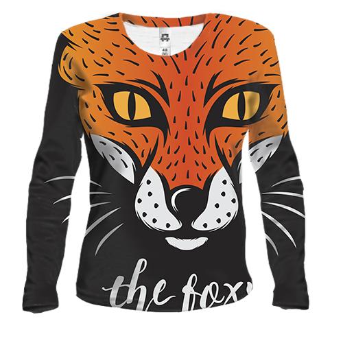 Жіночий 3D лонгслів The foxy
