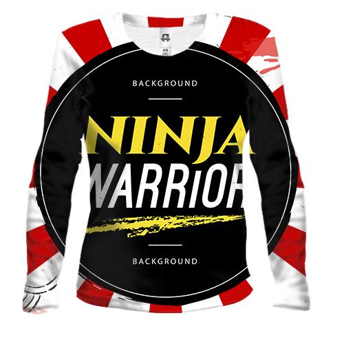 Женский 3D лонгслив Ninja Warrior