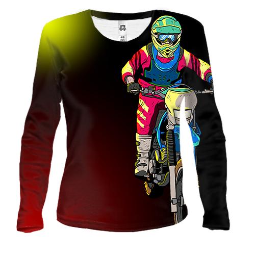 Женский 3D лонгслив Moto Freestyle