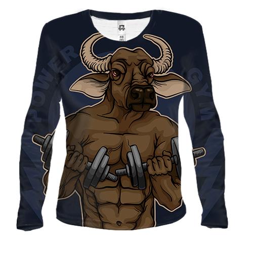 Женский 3D лонгслив Power GYM Buffalo