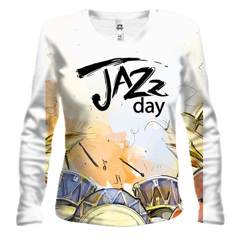 Женский 3D лонгслив Jazz day