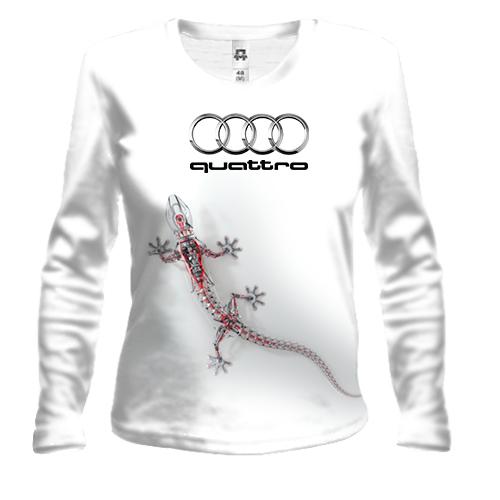 Женский 3D лонгслив Audi Quattro