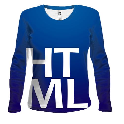 Жіночий 3D лонгслів HT ML