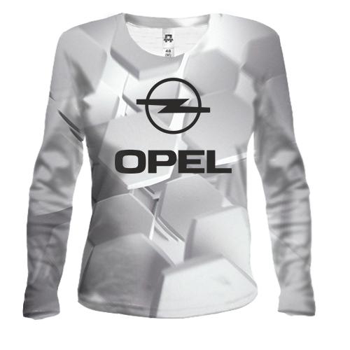 Жіночий 3D лонгслів Opel logo