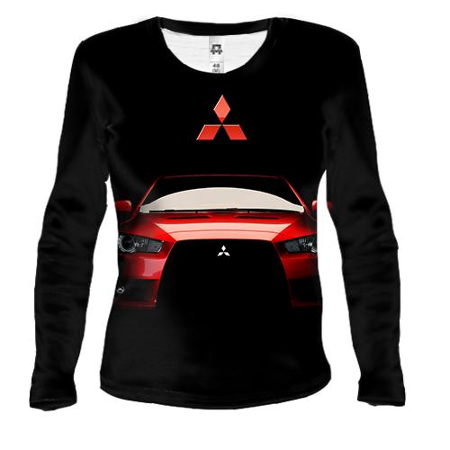 Женский 3D лонгслив Mitsubishi Lancer (2)