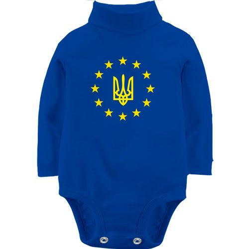 Детский боди LSL с гербом Украины - ЕС