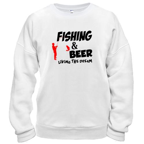 Світшот Fishing and beer