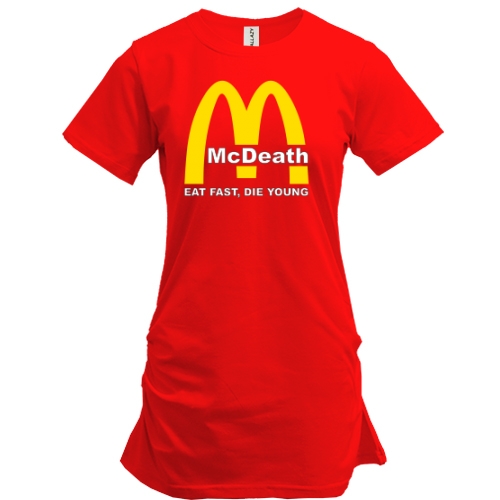 Подовжена футболка  McDeath