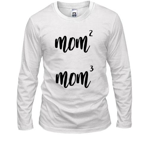 Лонгслив mom2 mom3
