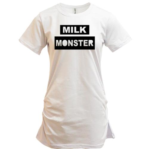 Удлиненная футболка Milk Monster