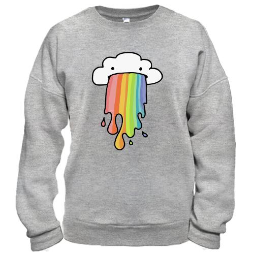 Свитшот Rainbow cloud