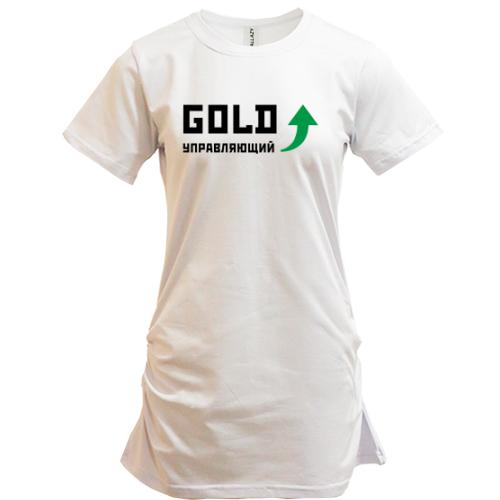 Удлиненная футболка Gold управляющий