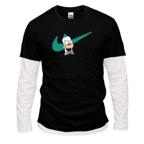 Комбинированный лонгслив Krusty the Clown Nike