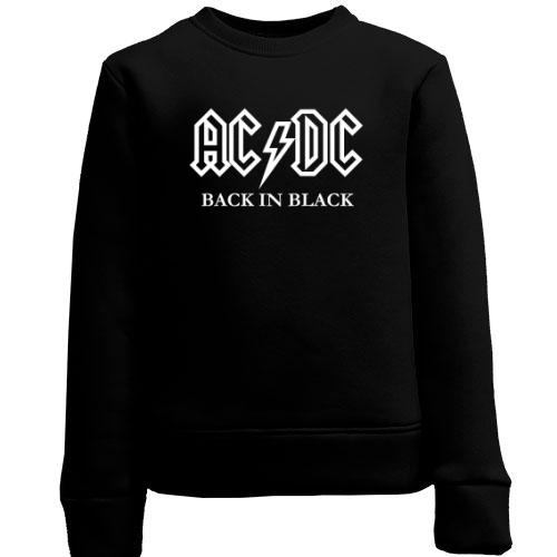 Детский свитшот AC/DC Black in Black