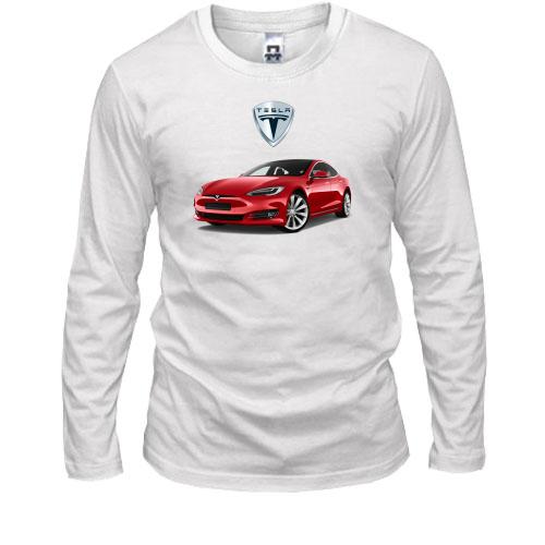 Лонгслів Tesla Model S