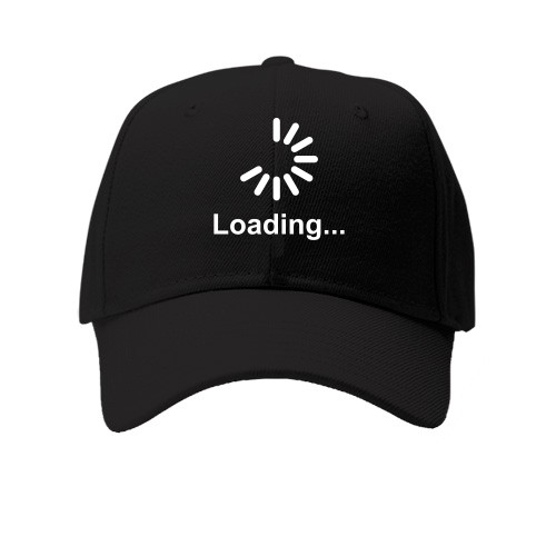 Детская Кепка с голографическим индикатором и надписью «Loading...»