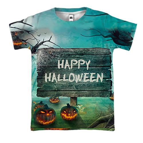 3D футболка Happy Halloween.