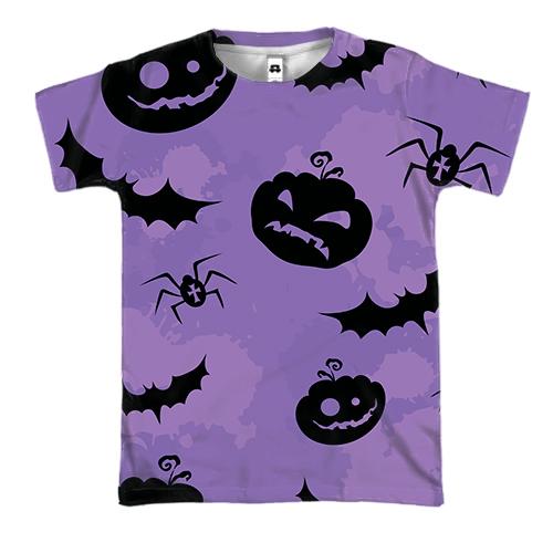 3D футболка Halloween pattern