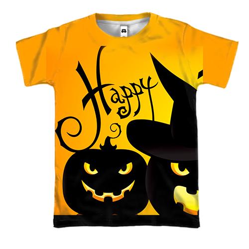 3D футболка Happy Halloween 4