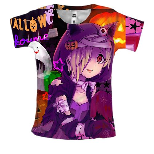 Жіноча 3D футболка Anime halloween girls