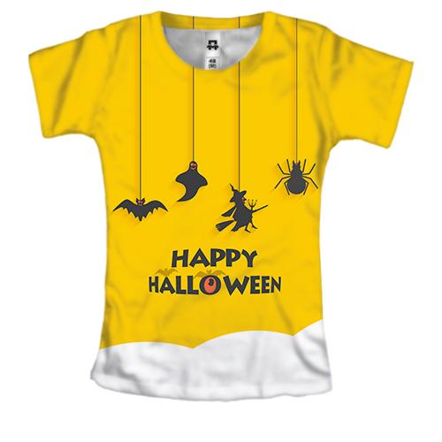 Жіноча 3D футболка Happy Halloween 3
