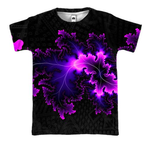 3D футболка Abstraction neon