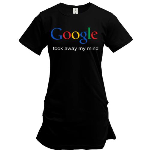 Подовжена футболка Google took away my mind