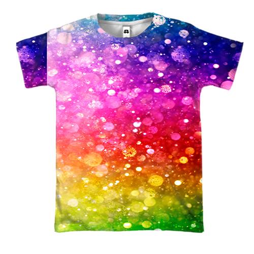 3D футболка Rainbow pattern.