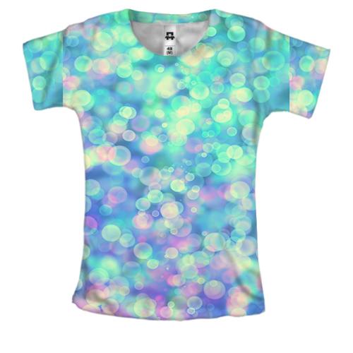Жіноча 3D футболка Glitter pattern