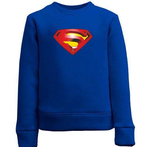 Детский свитшот с лого Супермэна