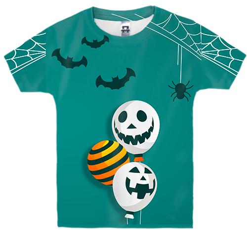 Дитяча 3D футболка Halloween balls