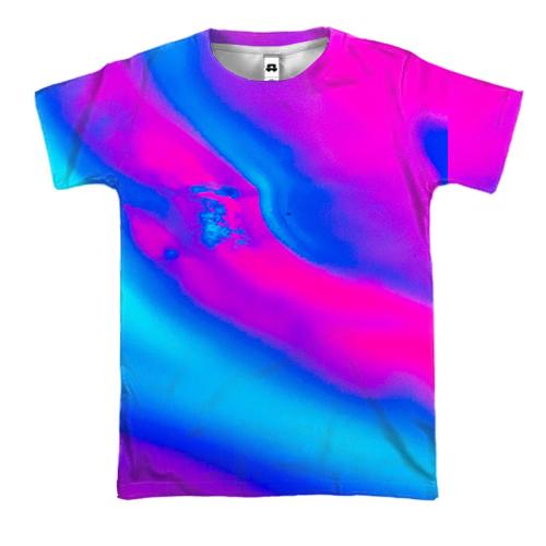 3D футболка Neon streaks