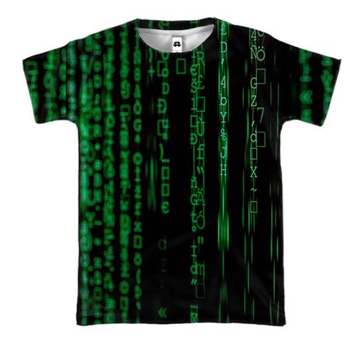 3D футболка Matrix pattern
